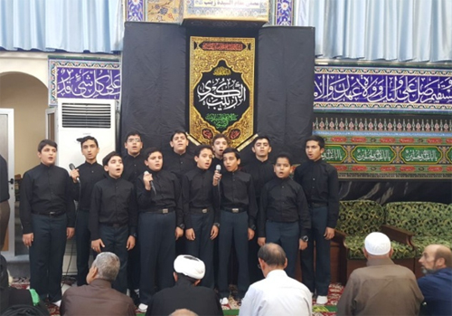 برنامه‌ قرآنی گروه «بینه» در حرم حضرت زینب(س) + عکس