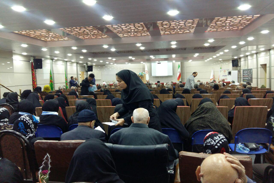 مراسم تکریم از سالمندان در سازمان بهزیستی لرستان
