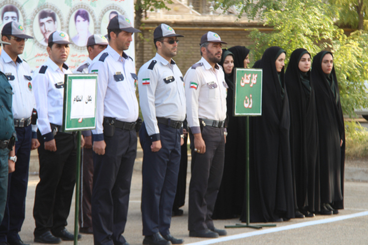 گزارش تصویری صبحگاه مشترک نیروی انتظامی در کوهدشت