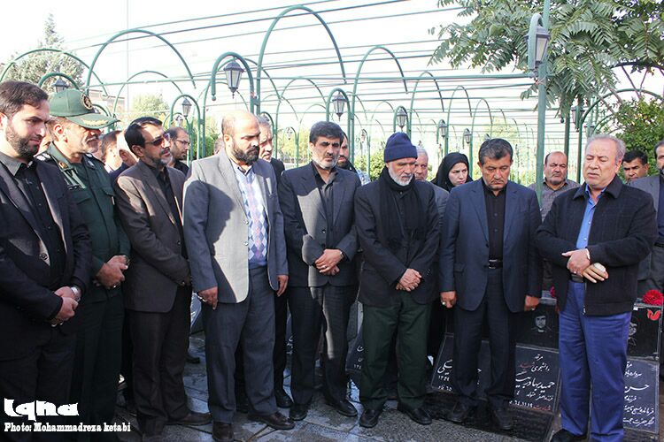 گزارش تصویری از مراسم سالگرد شهادت حاج حسین همدانی