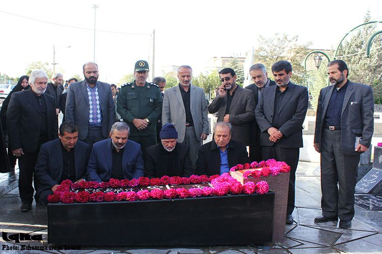 گزارش تصویری از مراسم سالگرد شهادت حاج حسین همدانی