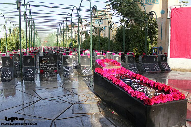 گزارش تصویری از مراسم سالگرد شهادت حاج حسین همدانی