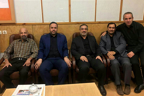 سیدنورالدین سجادی، محمد سلیمی، احمد ابوالقاسمی، هادی صلحجو و عبدالله فجری در رادیو قرآن سیدنورالدین سجادی، محمد سلیمی، احمد ابوالقاسمی، هادی صلحجو و عبدالله فجری در رادیو قرآن