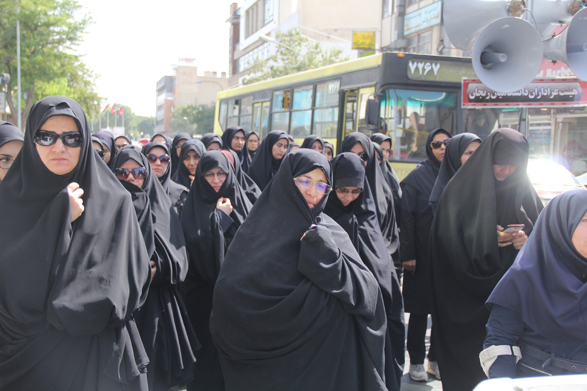 برگزاری دسته دانشگاهیان علوم پزشکی زنجان