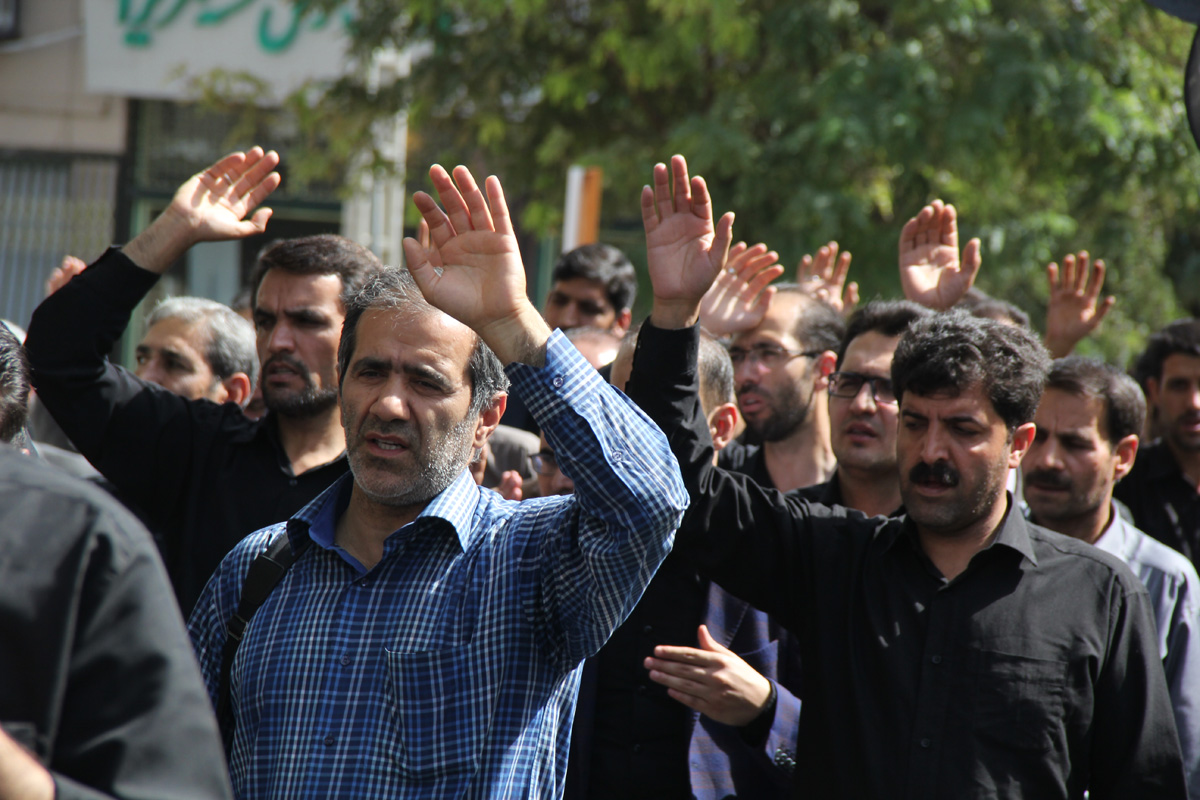 برگزاری دسته دانشگاهیان علوم پزشکی زنجان