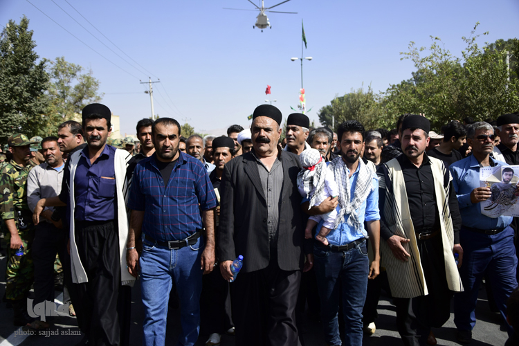 گزارش تصویری ایکنا از مراسم خاکسپاری شهید حججی در نجف‌آباد