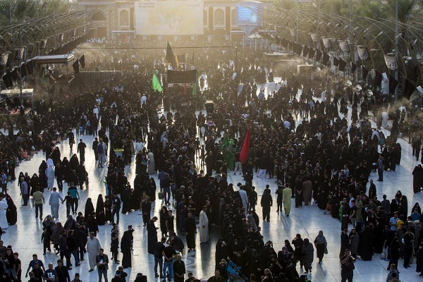 تراکم شدید زائران در وردی‌های شهر کربلا + عكس