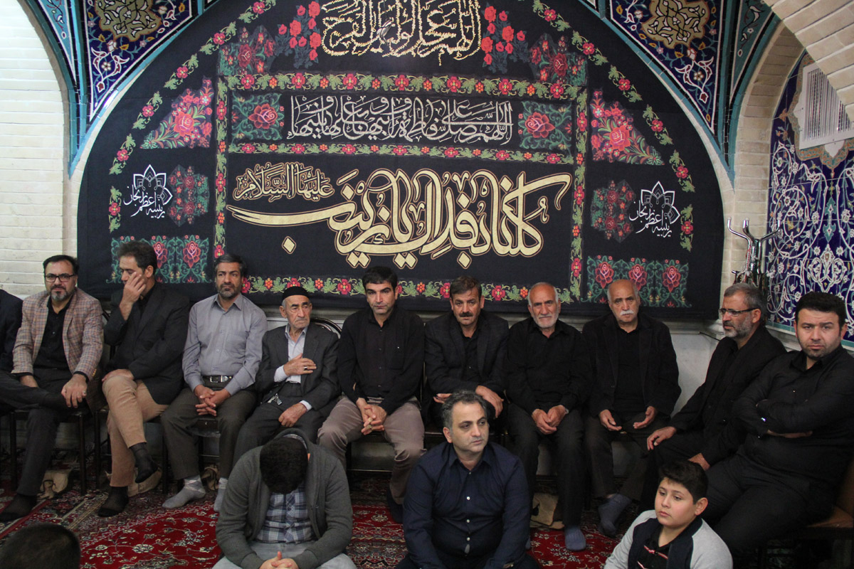 عزاداری عاشقان حسینی در زینبیه اعظم زنجان