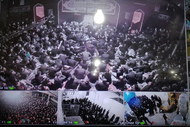 گزارش تصویری مراسم عزاداری حسینیه شهدای قم