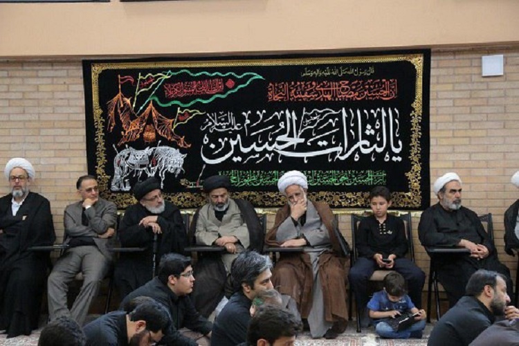 گزارش تصویری عزاداری در بیت علامه طباطبایی(ره) در تاسوعای حسینی