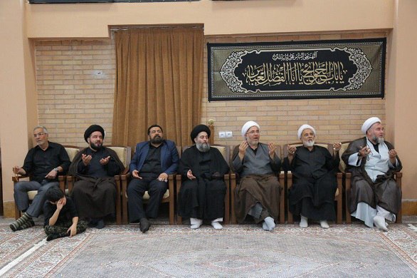 گزارش تصویری عزاداری در بیت علامه طباطبایی(ره) در تاسوعای حسینی