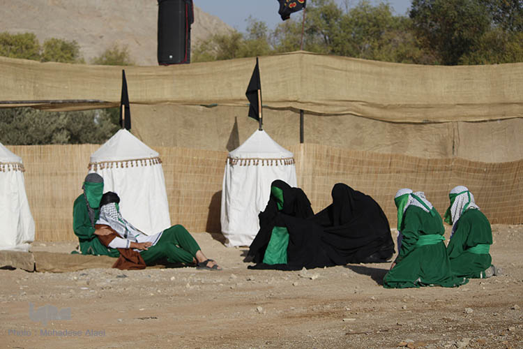 مراسم تعزیه در دانشگاه صنعتی اصفهان