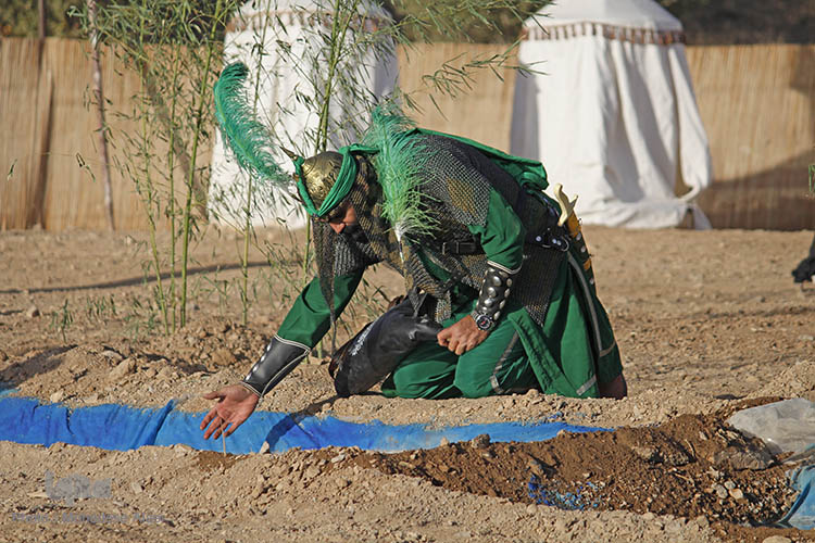 مراسم تعزیه در دانشگاه صنعتی اصفهان