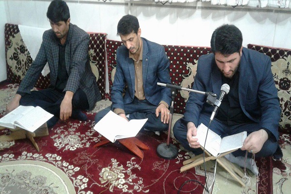 /// تلاوت قرآن‌آموزان مؤسسه آل یاسین سجاس در محفل قرآنی