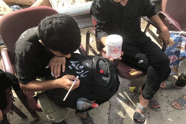 ازدحام شدید مسافران ایرانی در فرودگاه نجف