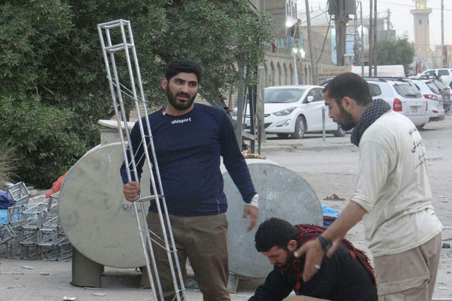 گزارش تصویری فعالیت موکب ابوالفضل(ع) لرستان در نجف