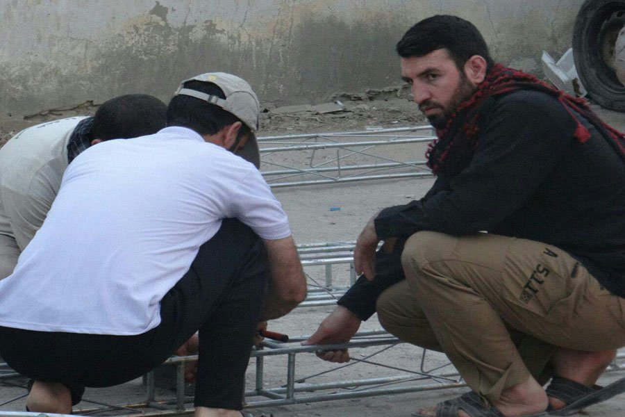 گزارش تصویری فعالیت موکب ابوالفضل(ع) لرستان در نجف