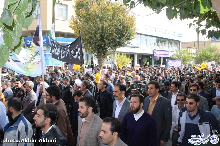 گزارش تصویری راهپیمایی 13 آبان در شهرکرد