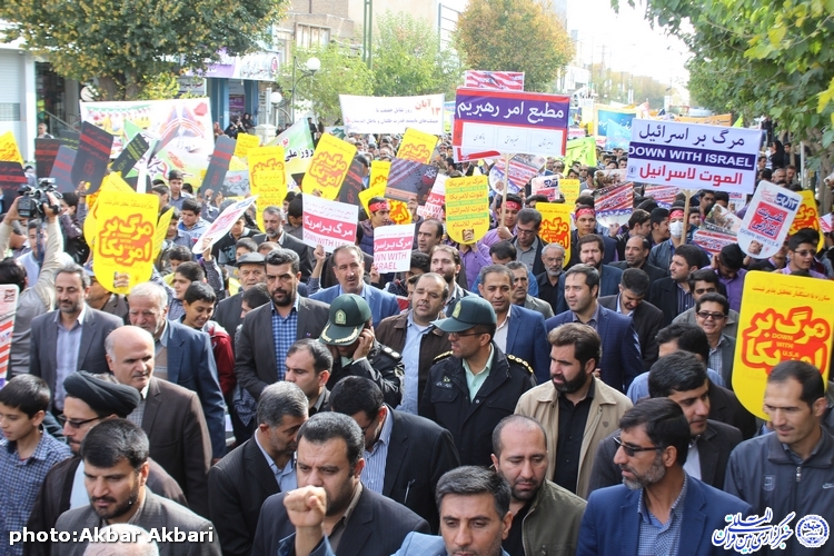 گزارش تصویری راهپیمایی 13 آبان در شهرکرد