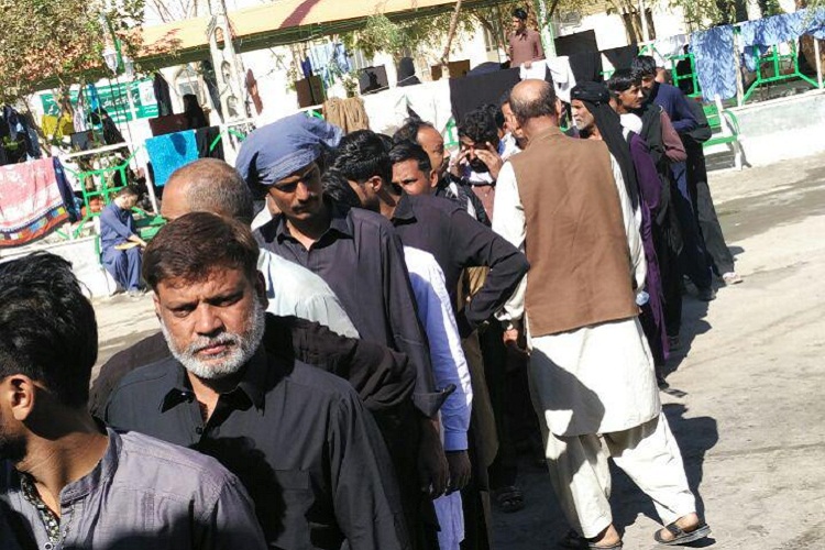 تصاویری از ورود کاروان‌های پاکستانی زائر اربعین به زاهدان