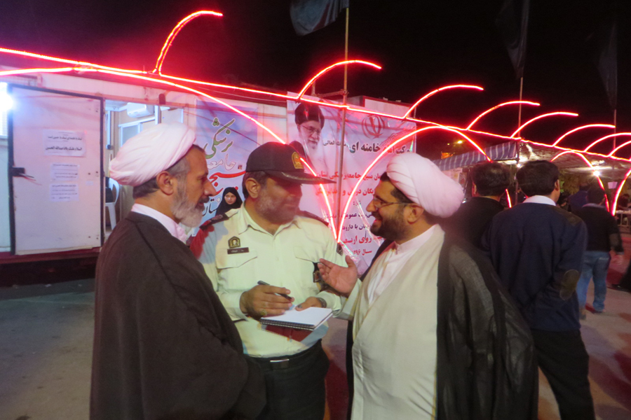 بازدید آیت‌الله میرعمادی از موکب امام خامنه‌ای