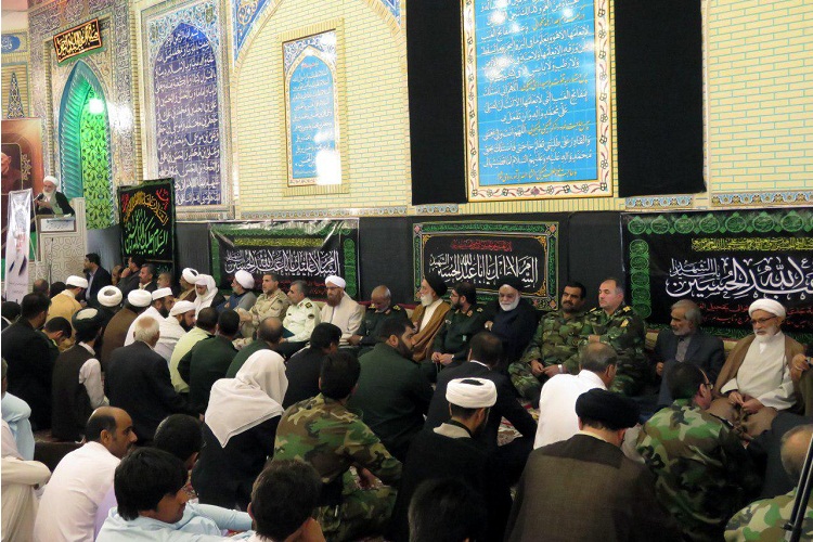 تصاویری از گرامیداشت پدر سردار سلیمانی در زاهدان