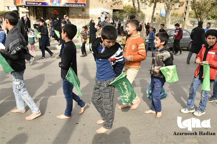 گزارش تصویری از عزاداری اربعین حسینی در همدان