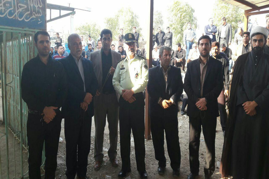 تشییع پدر شهید زینی‌‌وند در پلدختر
