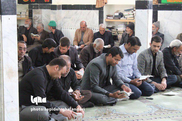 آیین معنوی پخت « آش نذری غلور » شهر اسفدن در قاب تصویر