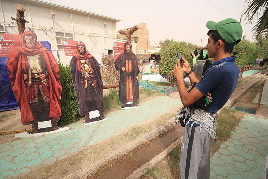 معرفی اصحاب امام حسین(ع) در نمایشگاه «خیمه‌گاه بهشت ـ اردوگاه جهنم»