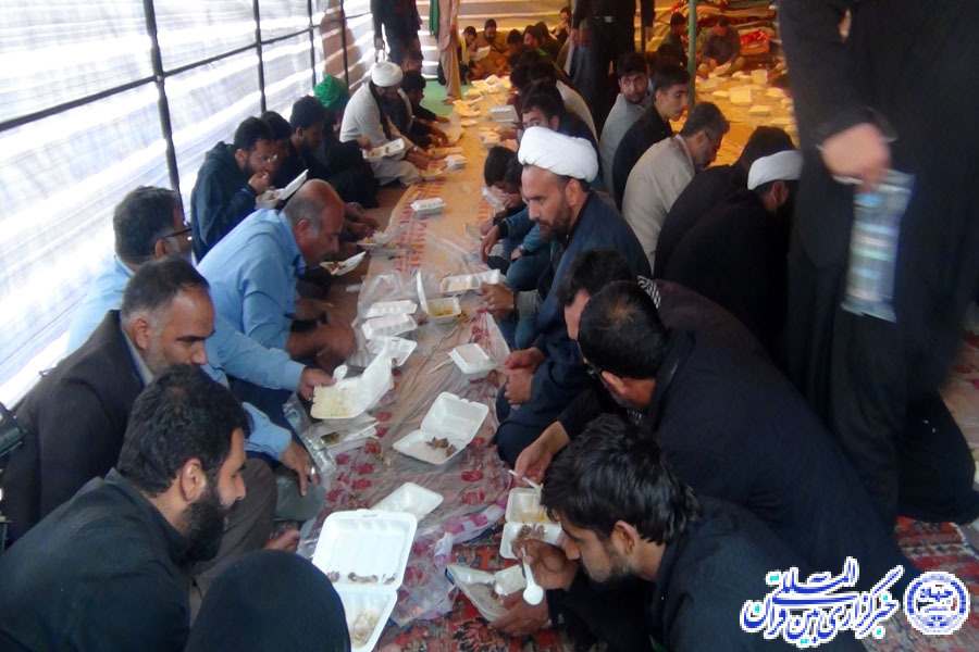 بازید کاروان زیارتی جامعه المصطفی واحد اصفهان از موکب العباس خرم‌آیاد