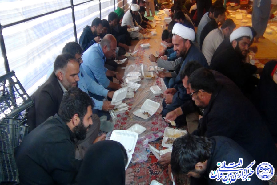 بازید کاروان زیارتی جامعه المصطفی واحد اصفهان از موکب العباس خرم‌آیاد