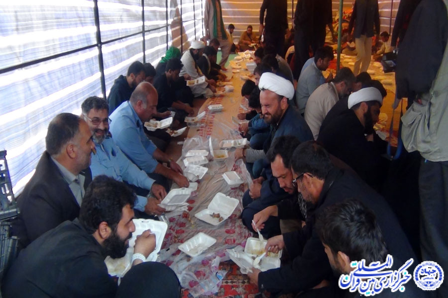 بازید کاروان زیارتی جامعه المصطفی واحد اصفهان از موکب العباس خرم‌آیاد