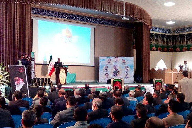 تصاویری از سالگرد شهادت «محسن خزایی» در زاهدان