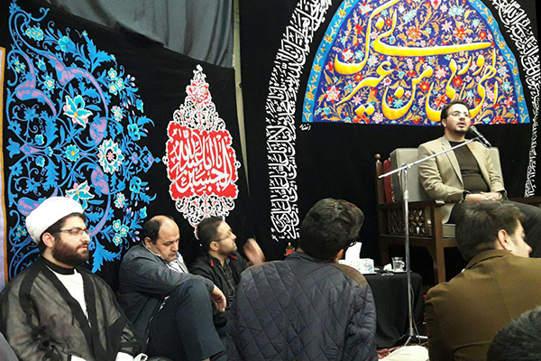 تلاوت «حامدشاکرنژاد» در حسینیه بنی الزهراء(س)