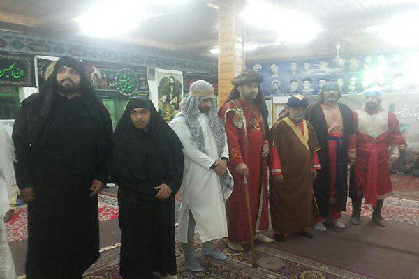 اختتامیه هفتمین سوگواره تعزیه مازندران با عنوان «غریب» در نور