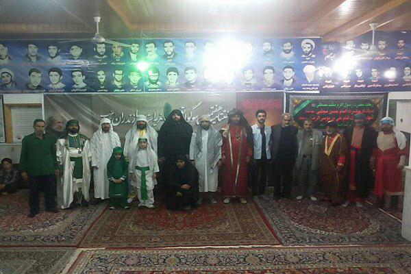 اختتامیه هفتمین سوگواره تعزیه مازندران با عنوان «غریب» در نور