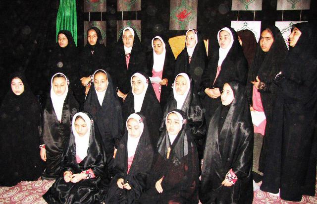 عکس/اشک ماتم کودکان خردسال در سالروز شهادت حضرت رقیه