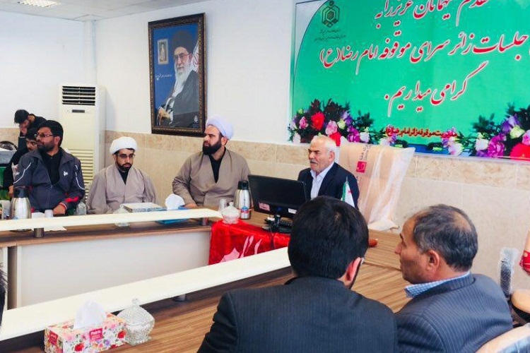 بازدید مسئولان بهداشت و آموزش پزشکی زاهدان از زائر سرای امام رضا(ع)