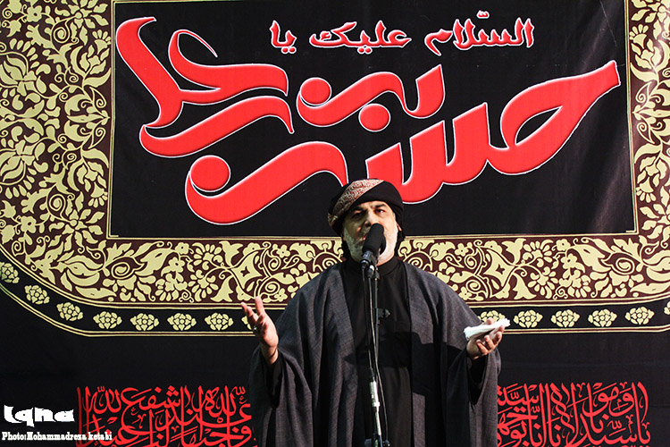 گزارش تصویری از مداحی حاج نزار قطری