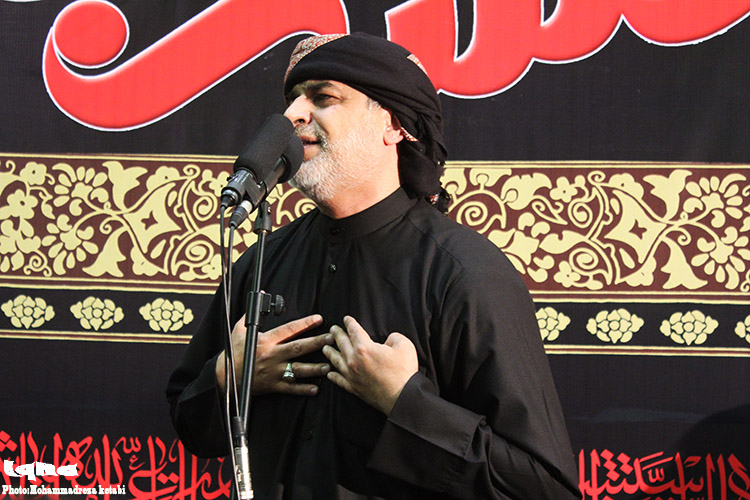 گزارش تصویری از مداحی حاج نزار قطری