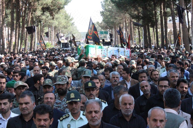 پیکر ستوانیکم «شهید محمد نایبی» در بیرجند تشییع شد