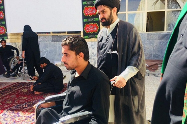 گزارش تصویری/ از اجرای نیت موقوفه سیف‌الدوله تا تهیه ویلچر برای زائران معلول