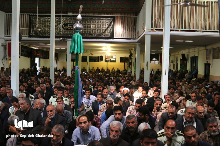 پیکر ستوان یکم شهید محمد نایبی در بیرجند تشییع شد