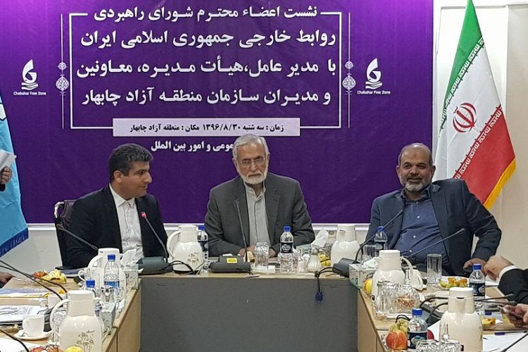 بازديد رييس شورای راهبردی روابط خارجی دفتر رهبری از بندر چابهار