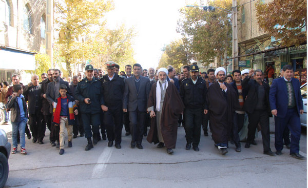 گزارش تصویری راهپیمایی ضد آمریکایی ـ صهیونیستی در کوهدشت