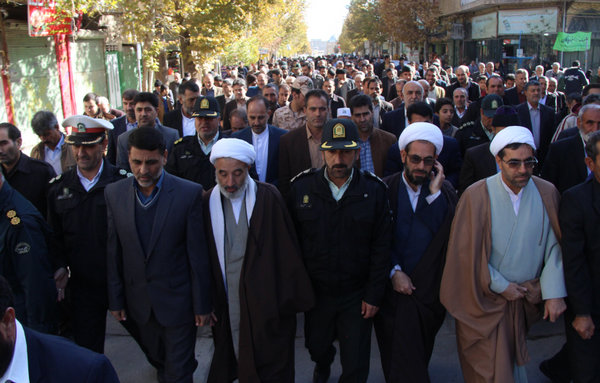گزارش تصویری راهپیمایی ضد آمریکایی ـ صهیونیستی در کوهدشت