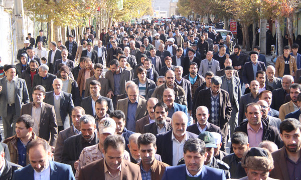 گزارش تصویری راهپیمایی ضد آمریکایی ـ صهیونیستی در کوهدشت