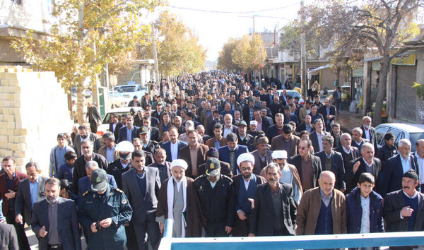 گزارش تصویری راهپیمایی ضد آمریکایی ـ صهیونیستی در کوهدشت