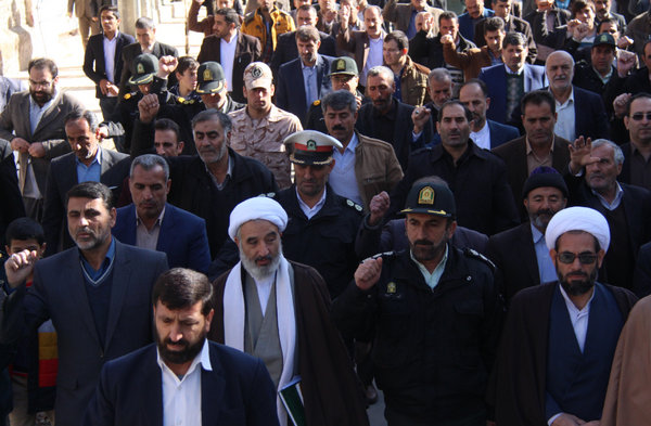 گزارش تصویری راهپیمایی ضد آمریکایی ـ صهیونیستی در کوهدشت
